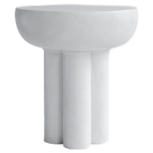Crown-Table Fiber-Concrete Bone White 0