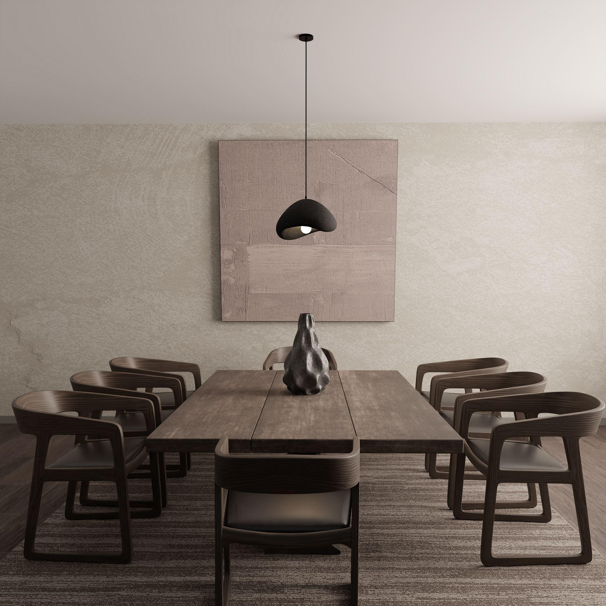 1-Flammig Wabi Sabi Quiet Current Pendelleuchte Schwarz 3