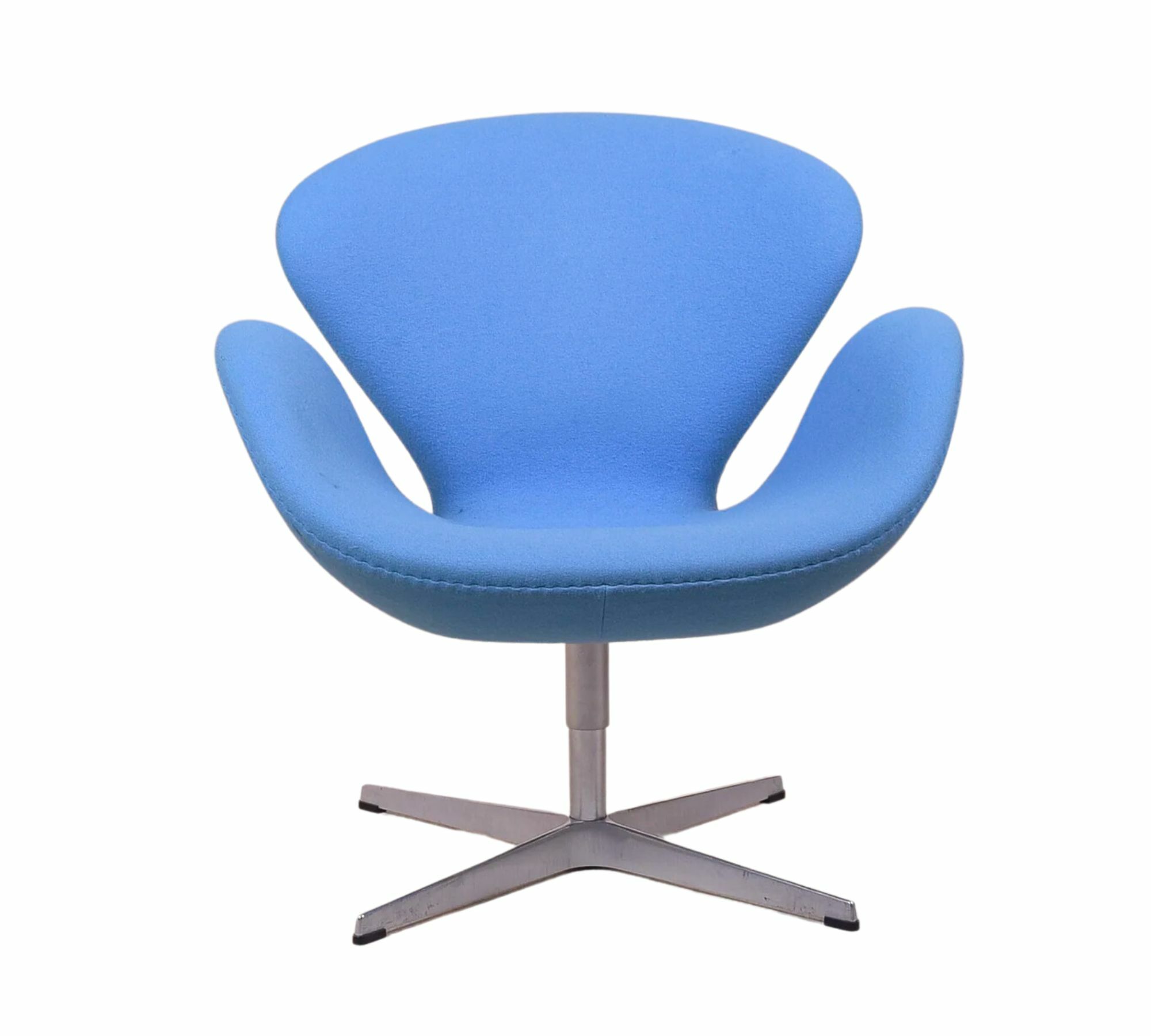 Swan Chair Arne Jacobsen Textil Blau 7
