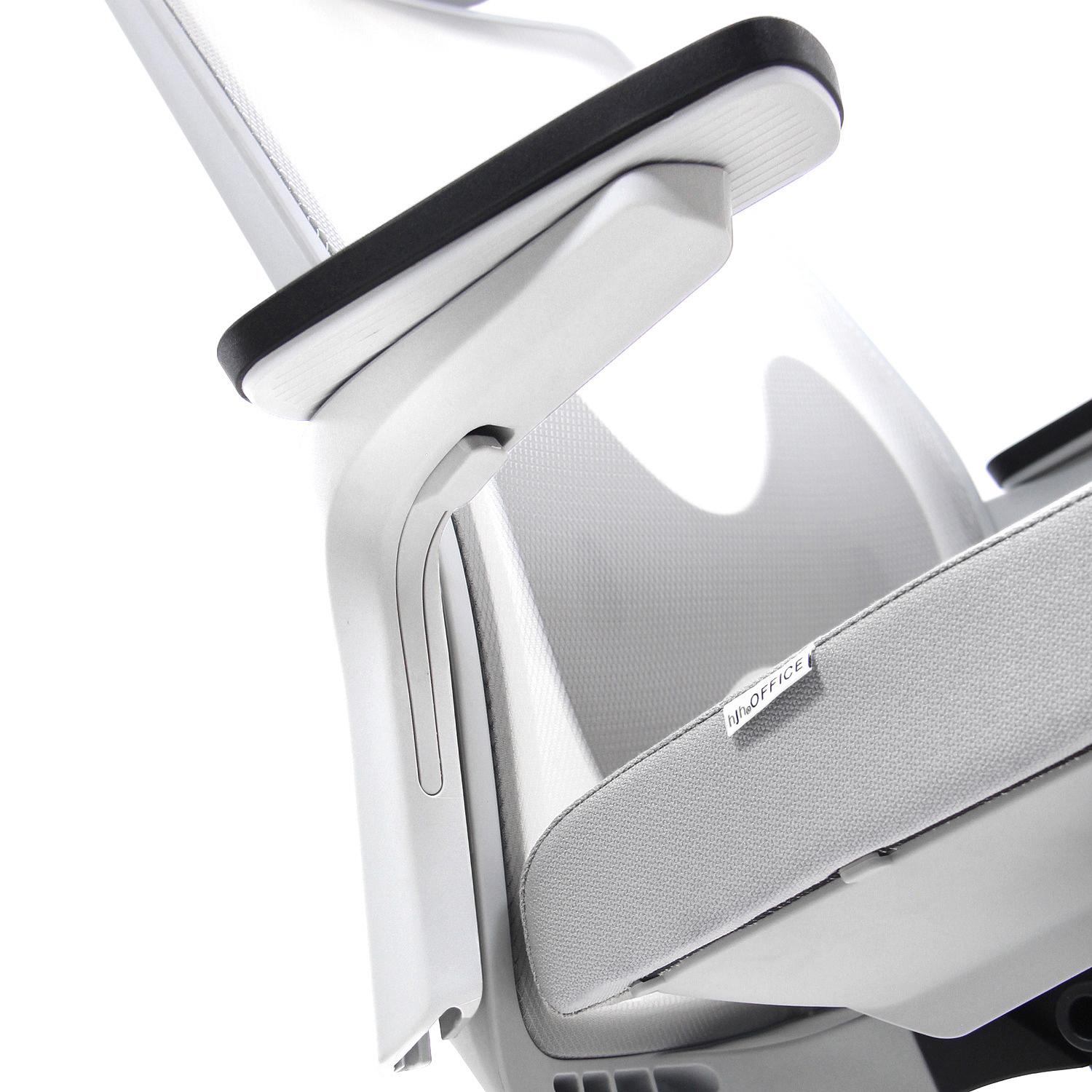 ARCEO W Bürostuhl Netzstoff Grau 7