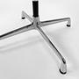 EA108 Office Chair Chrome Hopsack Black 6