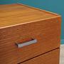 Vintage chest of drawers teak brown 1990s 10