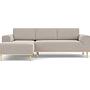 Vilmar Sofa mit Récamiere Links Agnes Brown 0