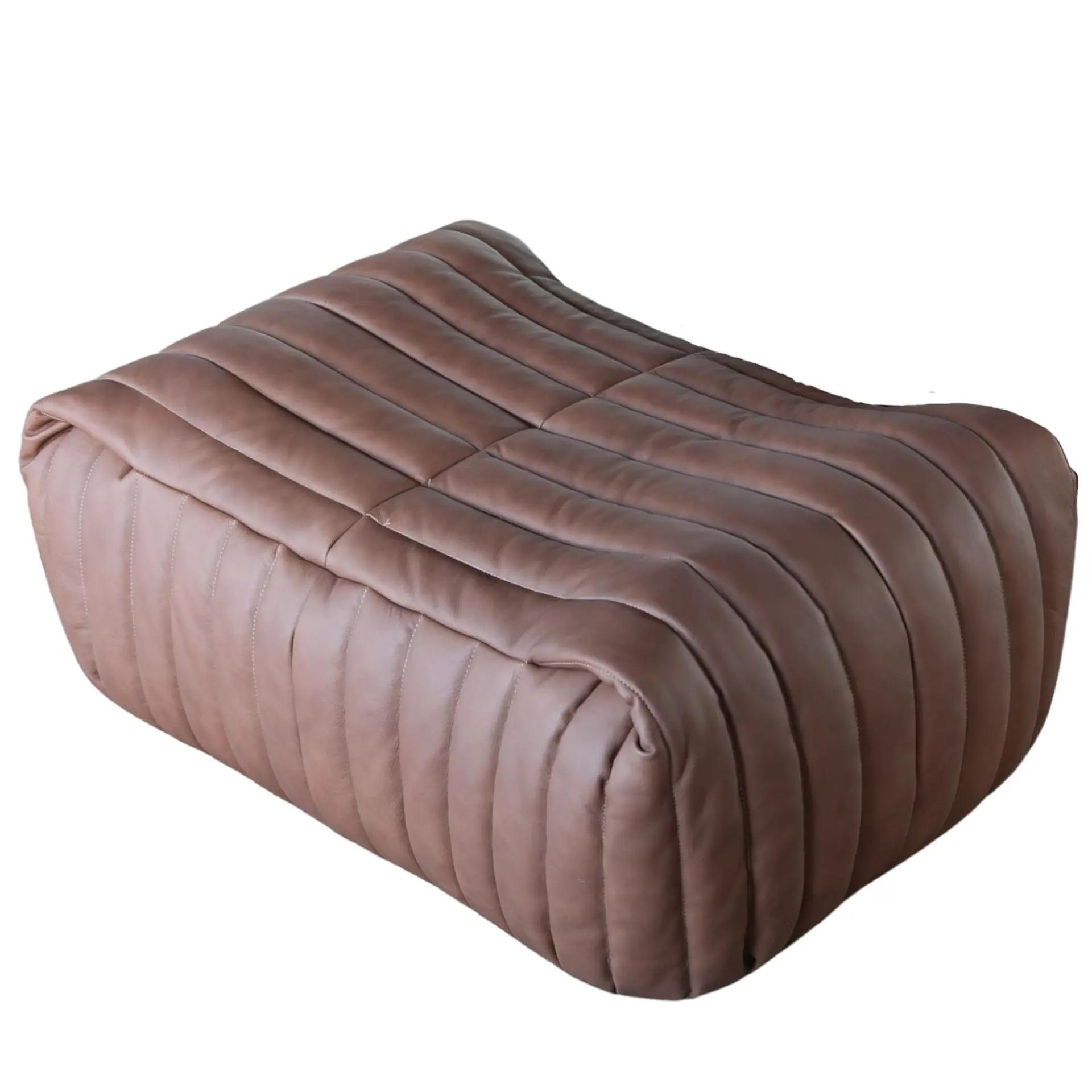 Sandra Ottomana Pelle liscia Folk Brown 0