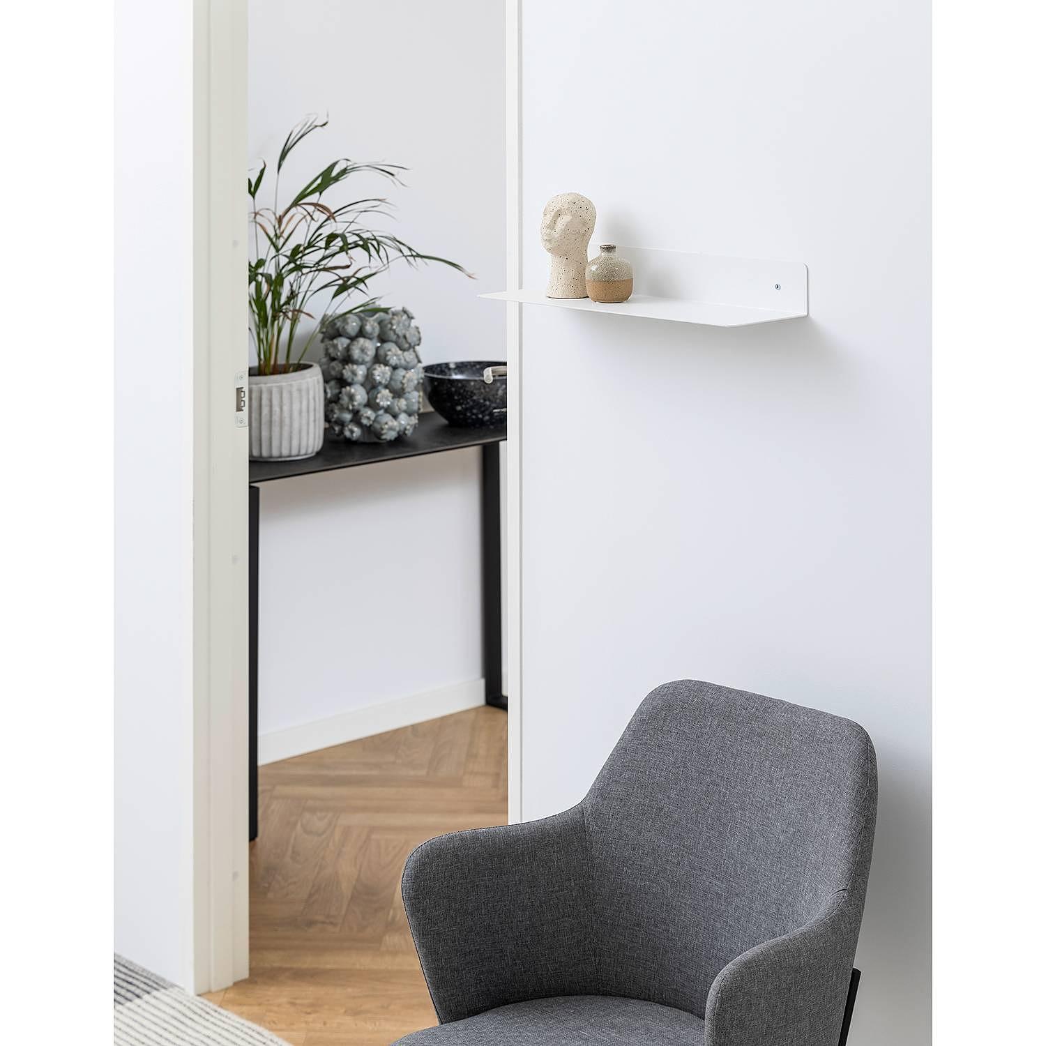 Wall shelf Key West Metal White 2