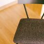 Jara Stuhl Metall Holz Textil Schwarz 2