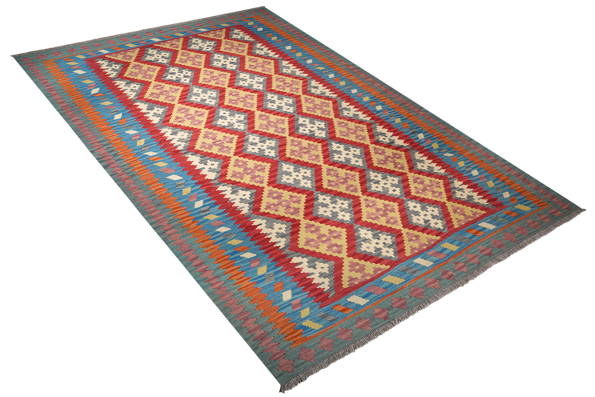 Kelim Gashgai Wool Multicolored 2