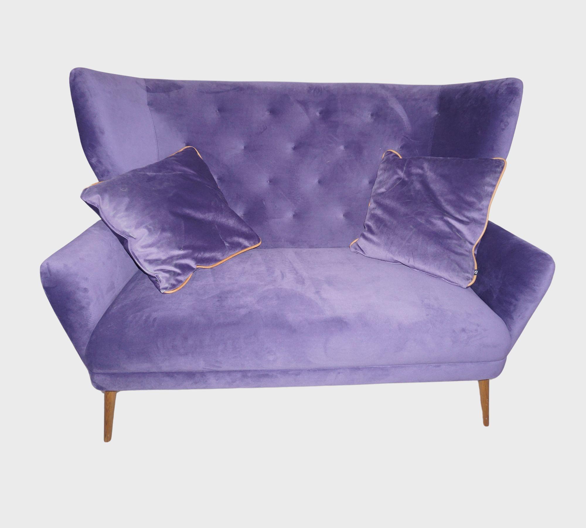 Hardy Sofa 2-Sitzer Violett 0