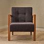 Kemer Sessel Holzfurnier Anthrazit 0