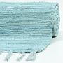 Happy Cotton Teppich Baumwolle Hellblau 60 x 120 cm 4