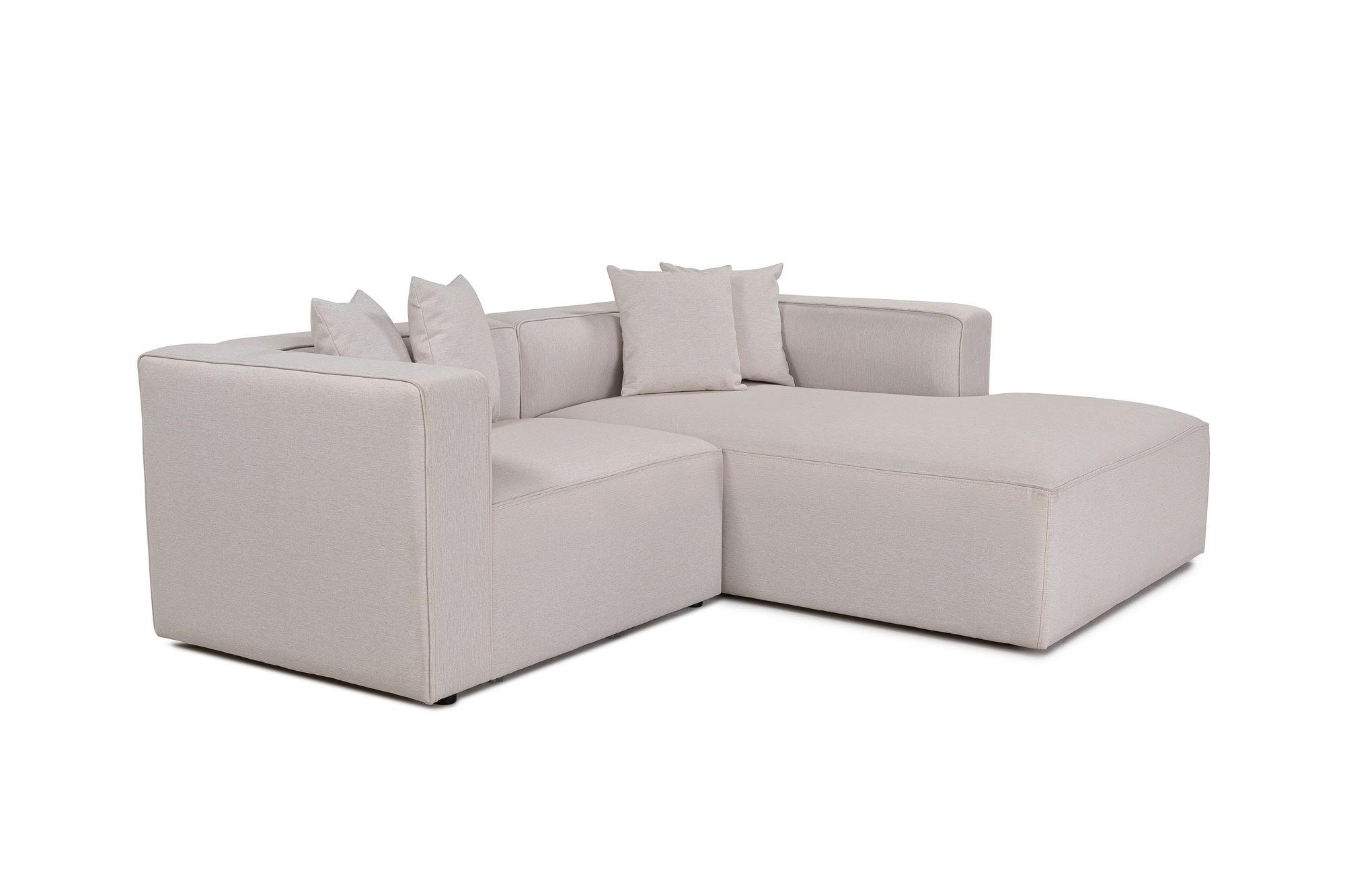 Mora Ecksofa Links Beige 0