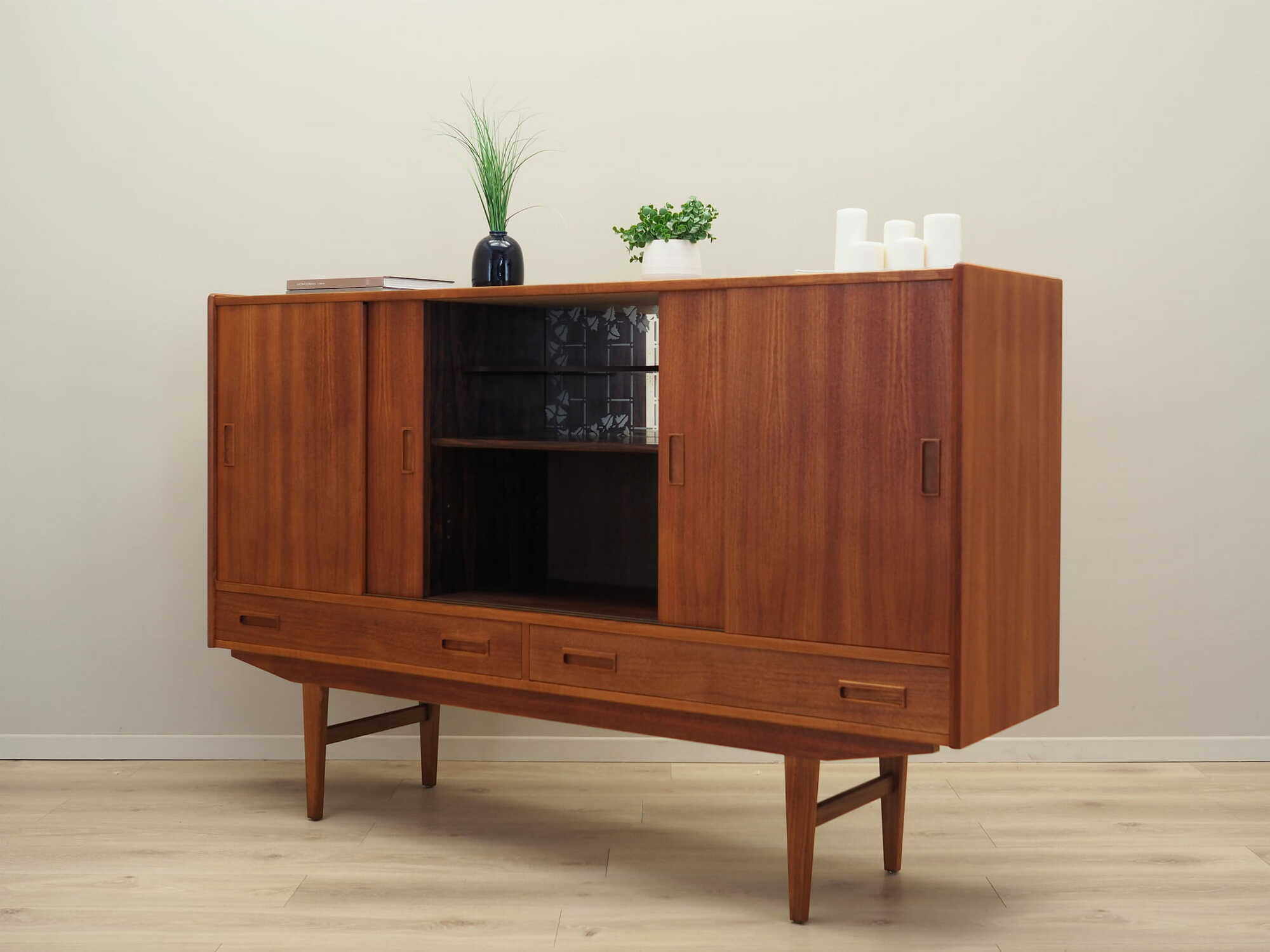 Vintage sideboard teak brown 1970s 4