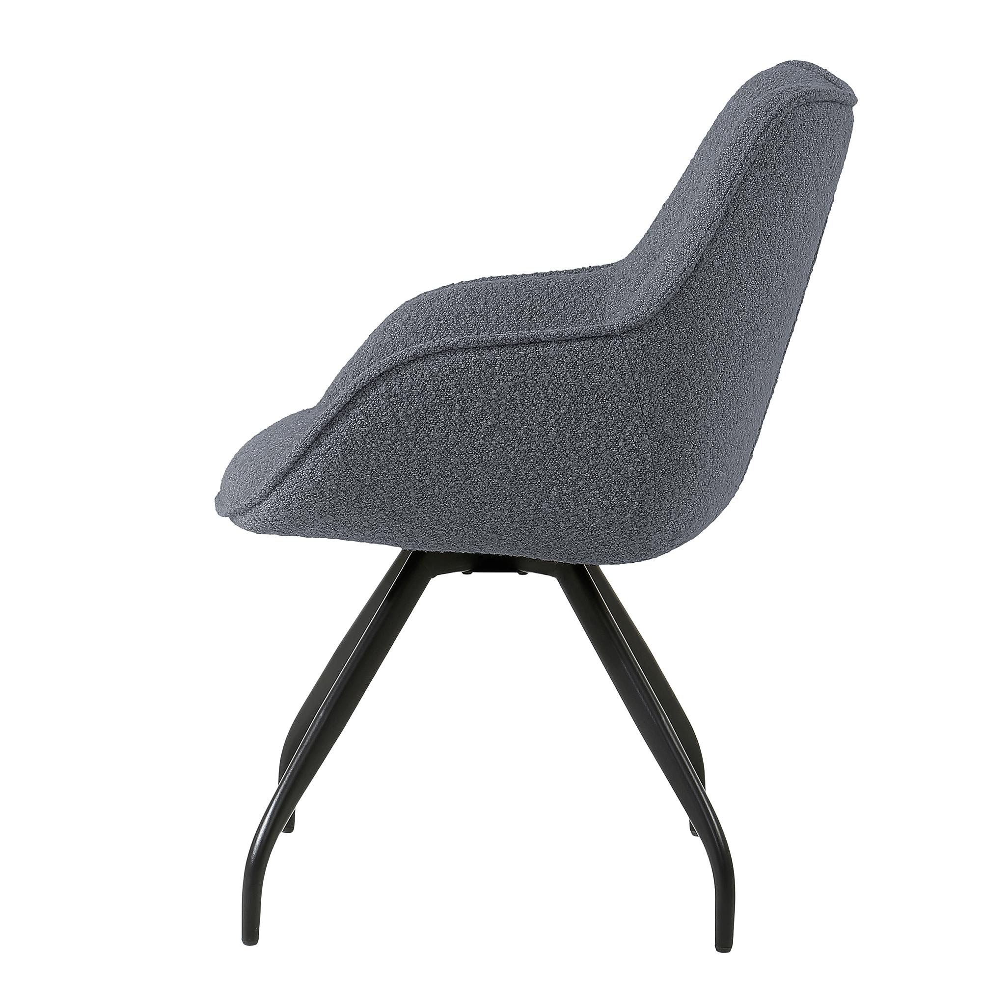 Elun Armlehnenstuhl Drehbar 2er-Set Grau 2