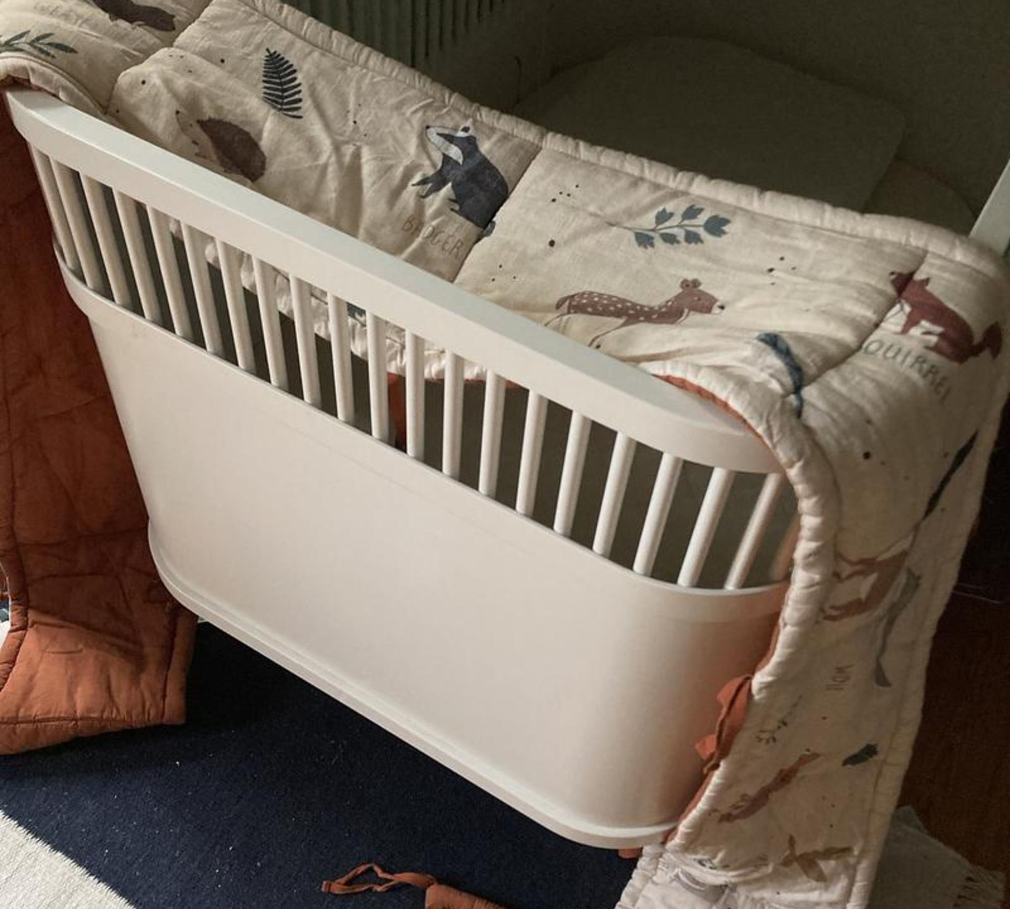 Sebra Baby-&amp; Juniorbett Classic Weiß FSC™ 4