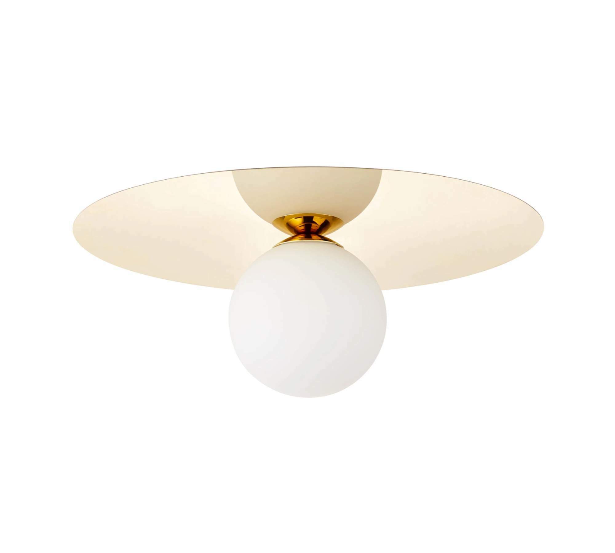 Wandleuchte 1-flammig Metall Milchglas 0