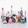 Wooden Doll Handbemalt Mehrfarbig 1