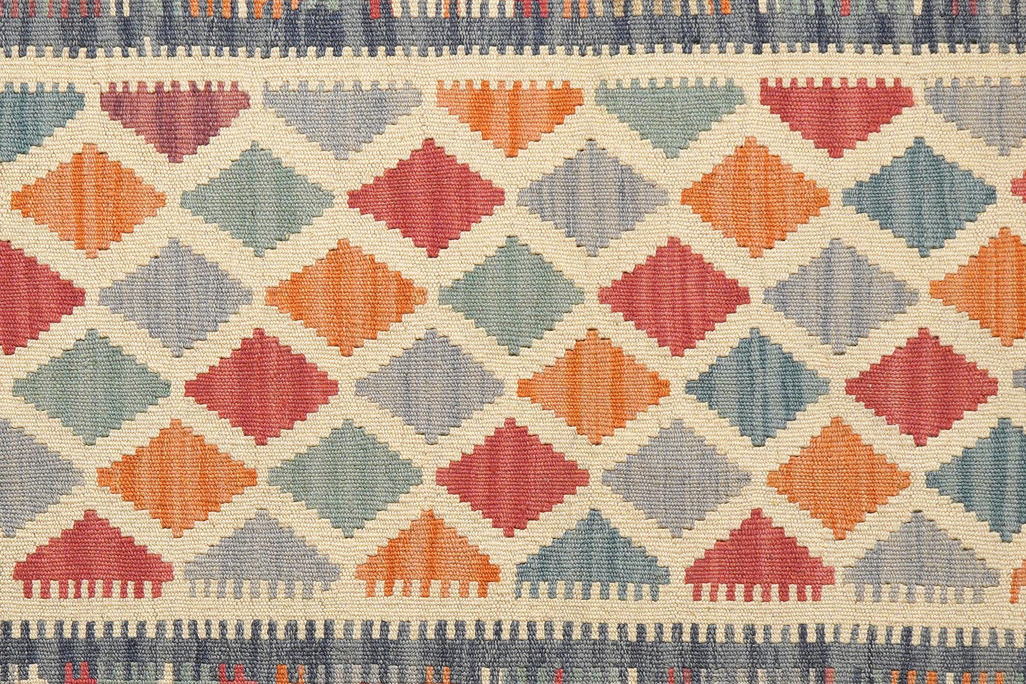 Tappeto Kilim Gashgai Lana Multicolore 3