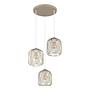 3-light Dichti Type B Pendant Light Iron Beige 4