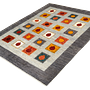 Rizbaf Gabbeh Carpet Wool Grey 3