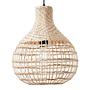 Pendant lamp Southsea Rattan Iron 0