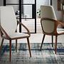 Dining chair faux leather cream 2