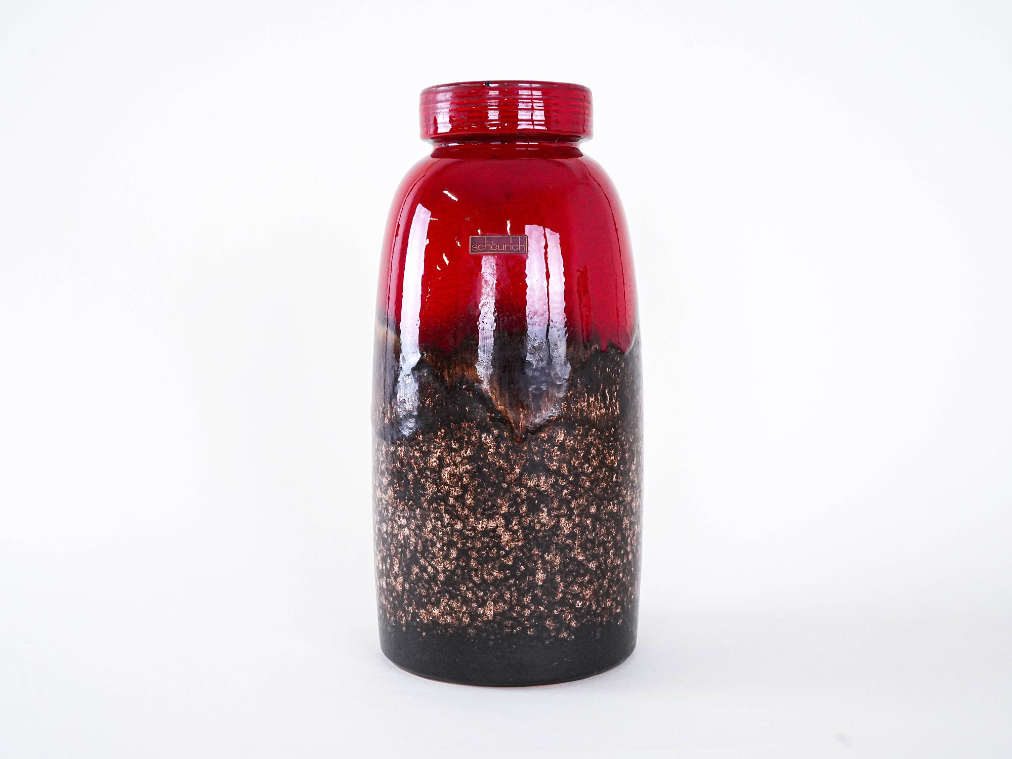 Modello 553-38 Vaso in ceramica Rosso   3