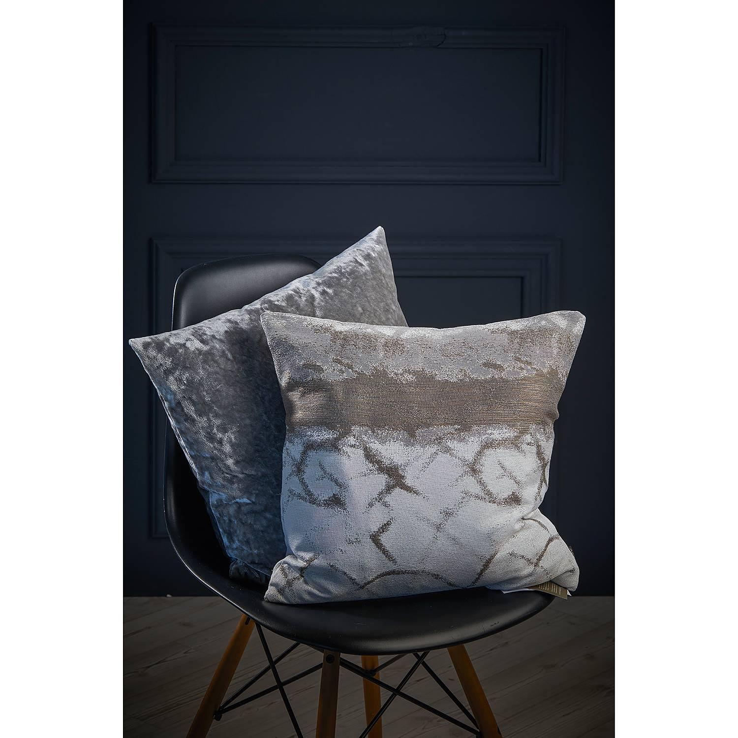 Dekokissen Aurelia Polyester Lichtgrau 45 x 45 cm 2
