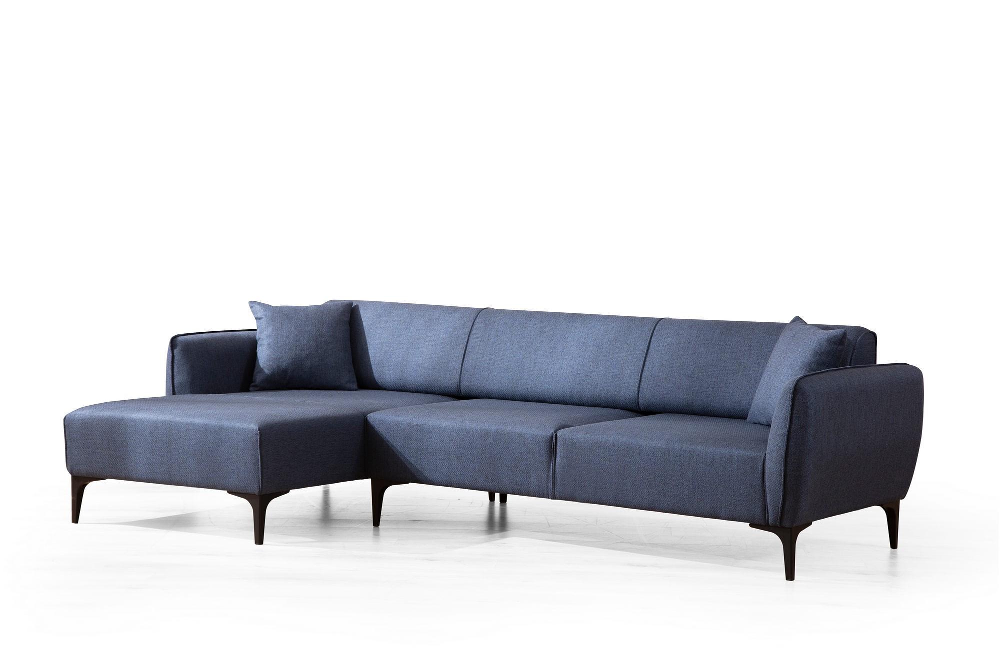 Belissimo Ecksofa Links Blau 4