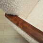 Vintage Sofa Beech wood Beige Fabric 1960s 9