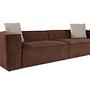 Lora 4-seater sofa brown 4