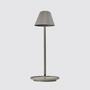 LED-Tischleuchte mit USB-Steckdose Grau 2
