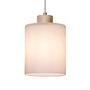 Zefir II Pendant Lamp Frosted Glass Oak 1-Light 0
