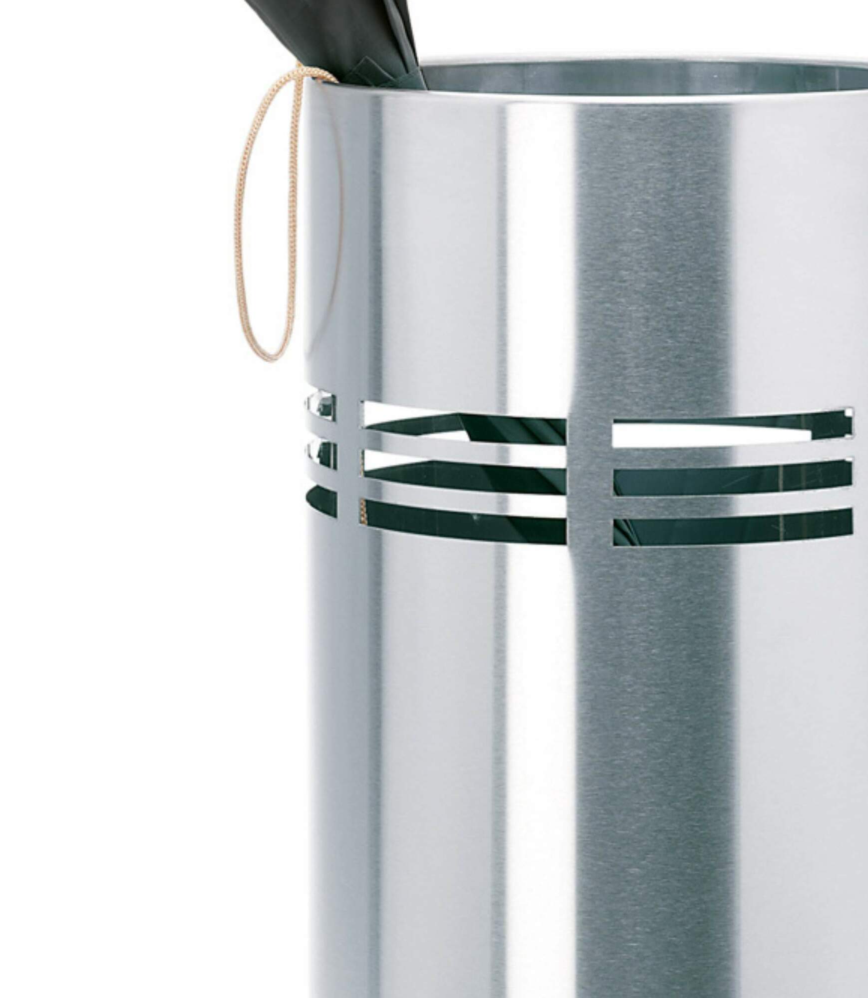 Slice Schirmständer Edelstahl Matt Höhe 50 cm 65157 2