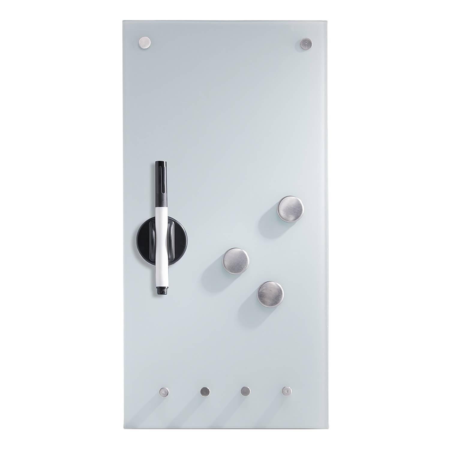 Memoboard Azul Sicherheitsglas / Edelstahl Weiß 0