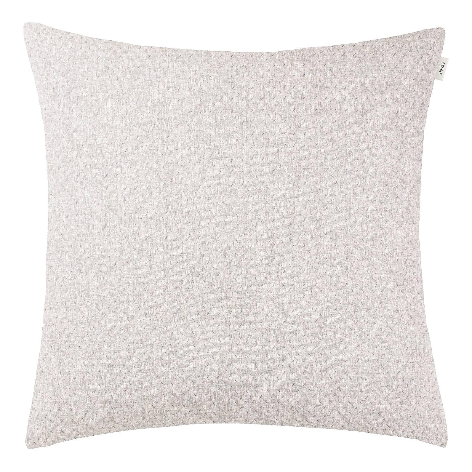Harp Structure Kissenbezug Polyester Creme 60 x 60 cm 0