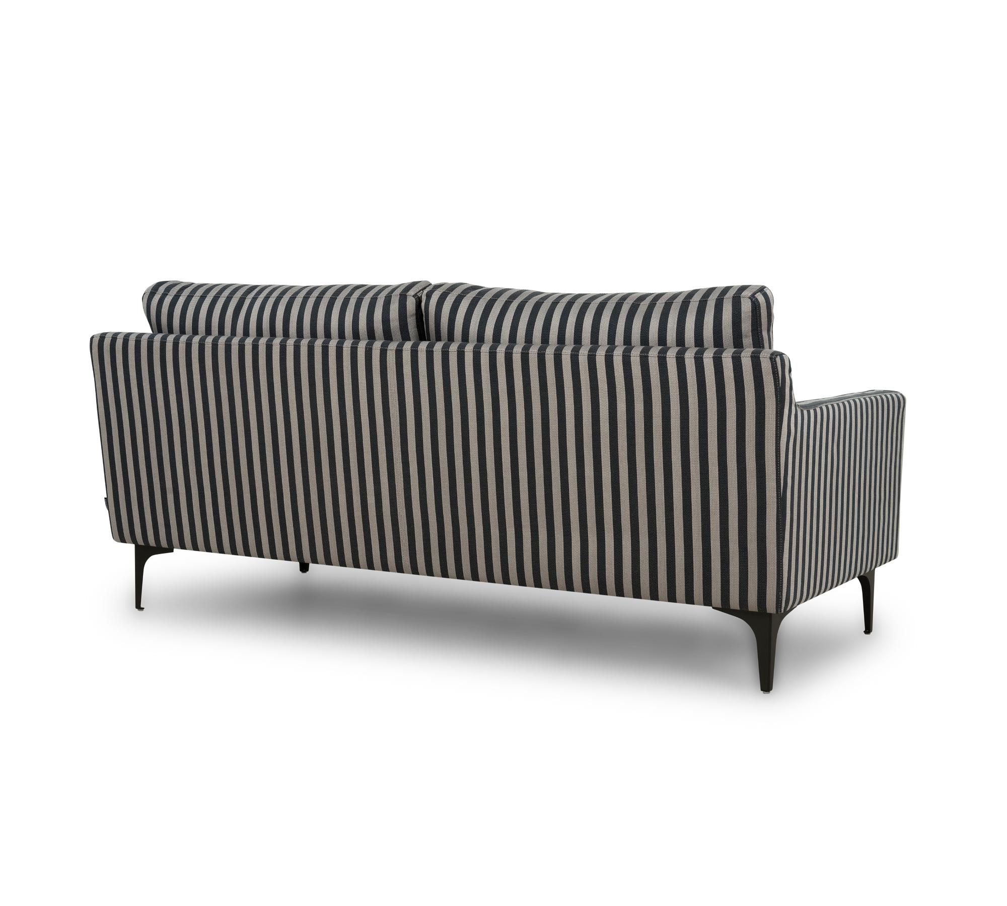 Anna Sofa 2-Sitzer Straight Latte Black 3