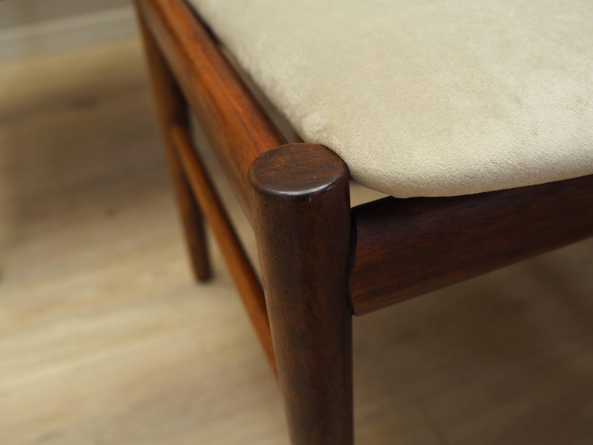 Set of six Mahogany chairs 1970s 5