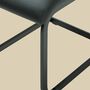 2x Cantilever Chairs Faux Leather Black 5