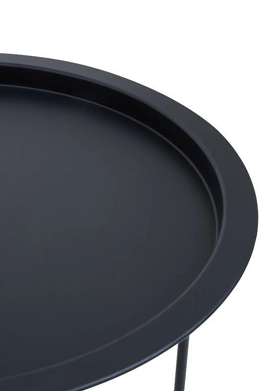Acero Black Metal Beistelltisch rund
 5