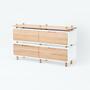 Sideboard aus Handarbeit Loop Eiche 1