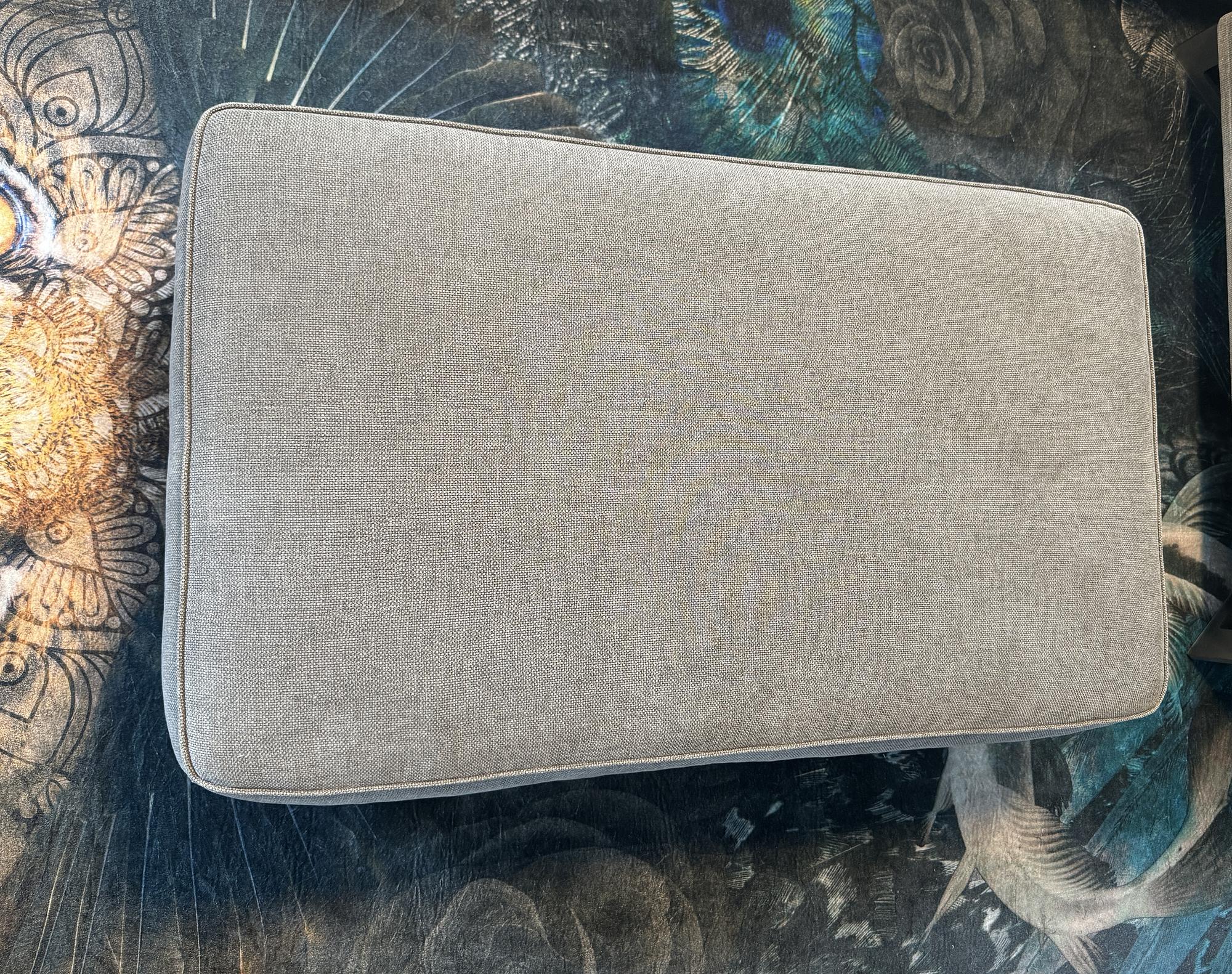Frigerio armchairs and sofas with ottoman Grey 6