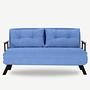 Sando Schlafsofa 2-Sitzer Blau 1