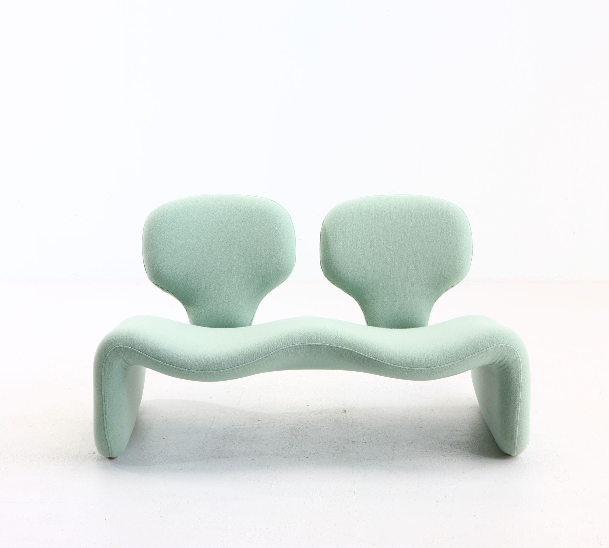 Djinn 2-seater bench by Olivier Mourgue for Airborne, 1969 0
