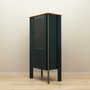 Vintage display cabinet oak wood green 1980s 1