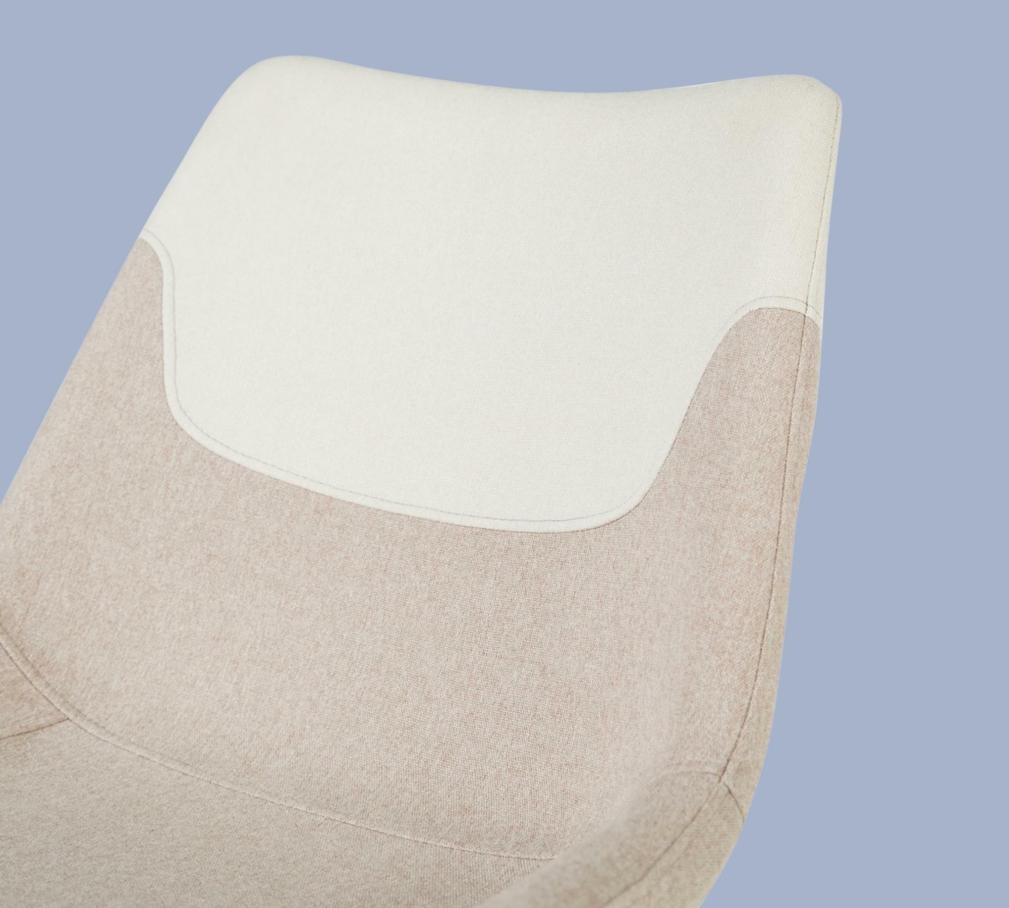 2x Esszimmerstuhl Webstoff Beige 4