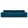 Gloria Sofa 3-Sitzer Velour Lux Petro 0