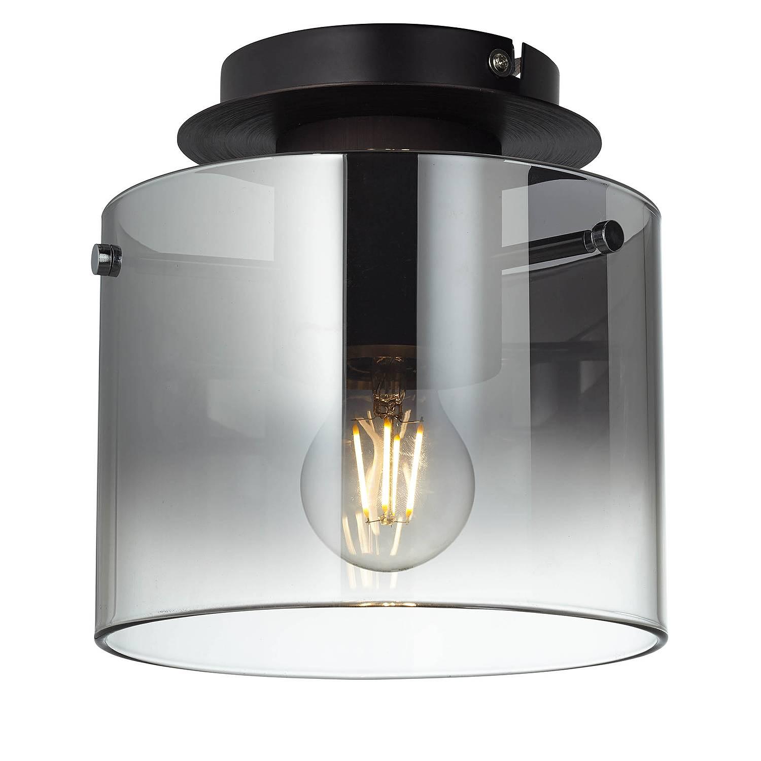 Ceiling light Beth mirror glass aluminum 1-light 0