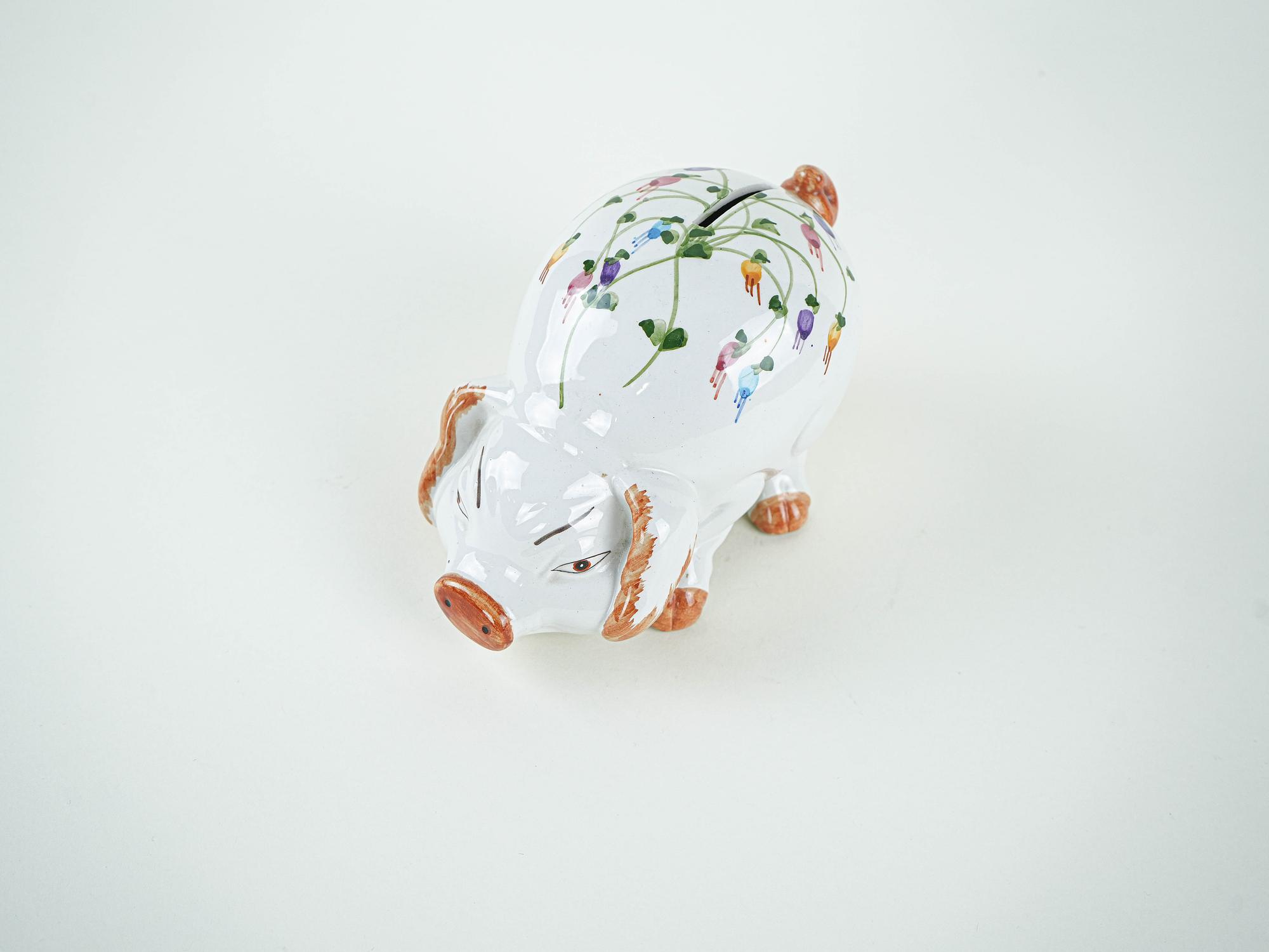 Ceramic piggy bank 1970s 4