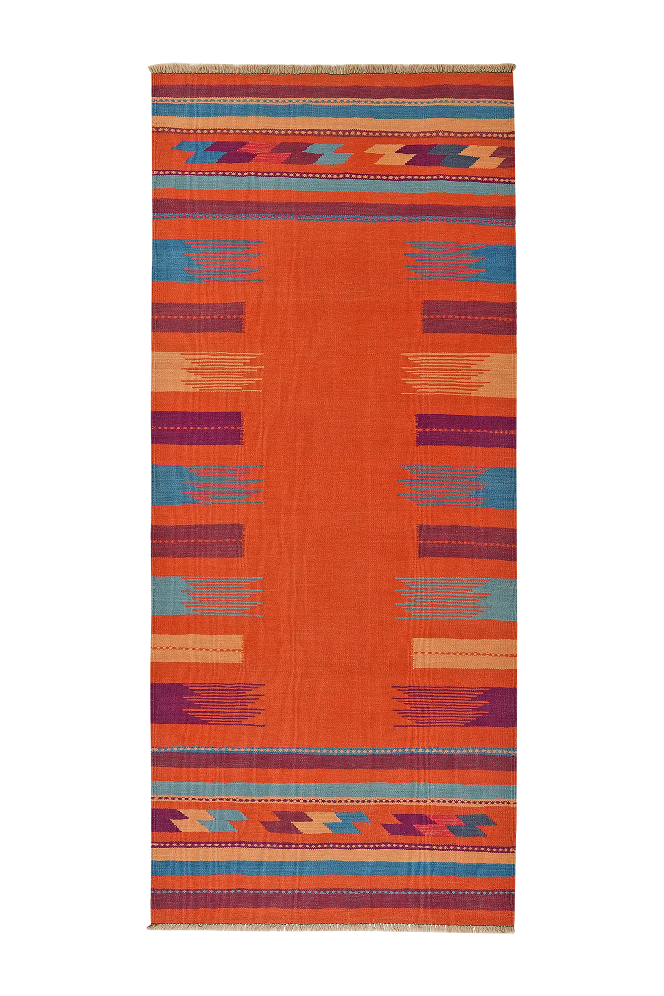 Kilim Gashgai Teppich Orange 0