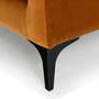 Astha Sofa 3-Sitzer Velours Matt Amber  5